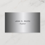 schitterend metaal als visitekaartje. visitekaartje (Achterkant)