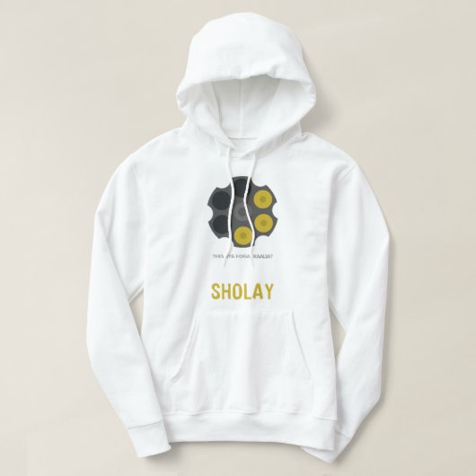 Schitterend model: Sholay Bollywood Movie Dialogue Hoodie (Design voorkant)