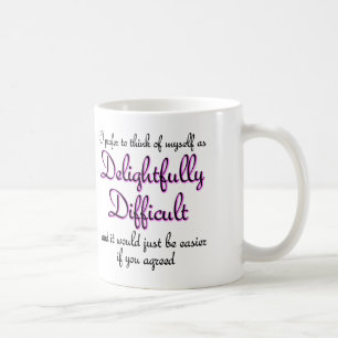 Schitterend moeilijke Funny Mug of Travel Mug Koffiemok