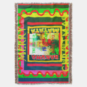 Schitterend mooi Kinder kerstfeest-kunstontwerp Deken (Voorkant Verticaal)