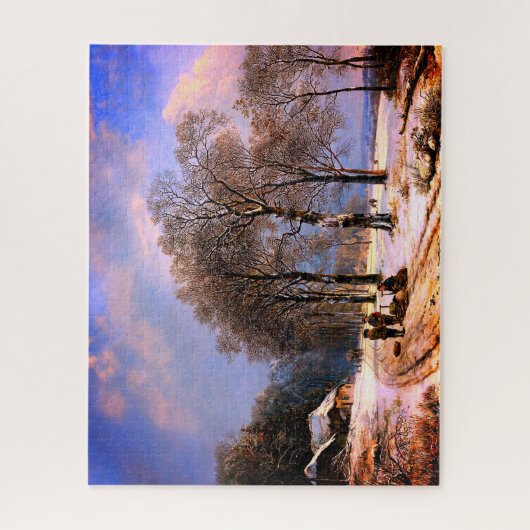 Schitterend mooi sneeuwlandschap legpuzzel (Verticaal)