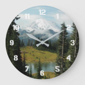 Schitterend Mount Rainier-landschap Grote Klok (Voorkant)