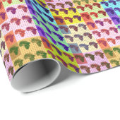 Schitterend naadloos Afrika Cadeaupapier (Rol Hoek)