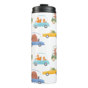 Schitterend naadloos baby met schattige handdraden thermosbeker