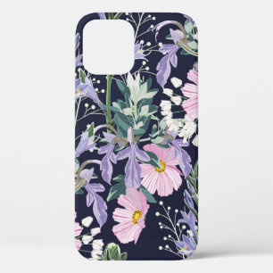 Schitterend naadloos lentepatroon met wilde bloem Case-Mate iPhone case