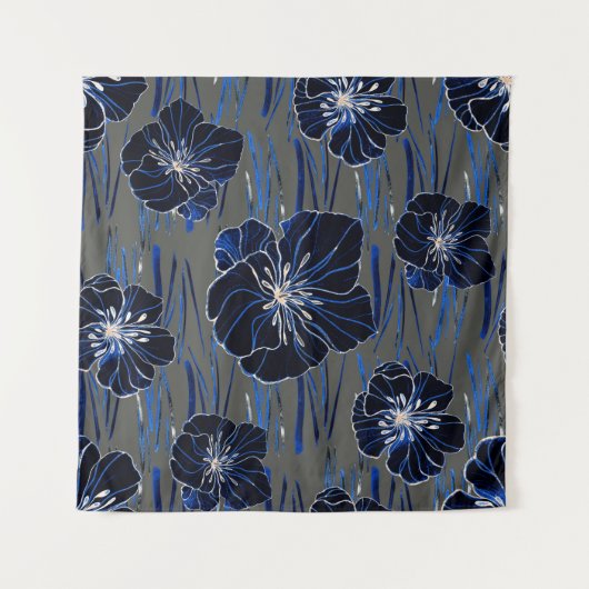 Schitterend naadloos patroon met waterverf vormgev wandkleed (Voorkant (horizontaal))