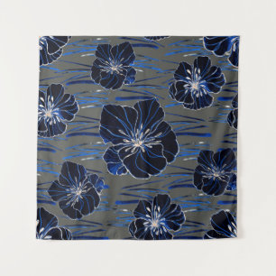 Schitterend naadloos patroon met waterverf vormgev wandkleed