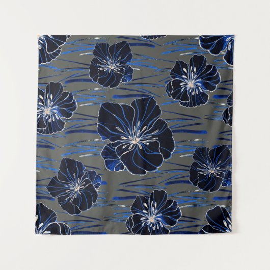 Schitterend naadloos patroon met waterverf vormgev wandkleed (Voorkant)