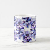 Schitterend naadloos patroon van Lila eeuwen Koffiemok (Center)