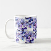 Schitterend naadloos patroon van Lila eeuwen Koffiemok (Links)