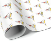 Schitterend neoplasticisme Kunstmonogram. Brief A Cadeaupapier (Rol Hoek)