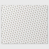 Schitterend neoplasticisme Kunstmonogram. Brief B Cadeaupapier (Vlak)