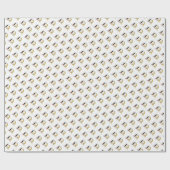 Schitterend neoplasticisme Kunstmonogram. Brief D Cadeaupapier (Vlak)