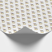 Schitterend neoplasticisme Kunstmonogram. Brief D Cadeaupapier (Hoek)