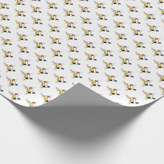 Schitterend neoplasticisme Kunstmonogram. Brief H Cadeaupapier (Hoek)