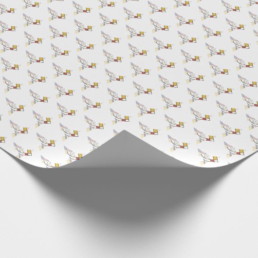 Schitterend neoplasticisme Kunstmonogram. Brief J Cadeaupapier (Hoek)