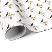 Schitterend neoplasticisme Kunstmonogram. Brief M Cadeaupapier (Rol Hoek)