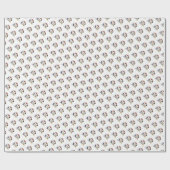 Schitterend neoplasticisme Kunstmonogram. Brief Q Cadeaupapier (Vlak)