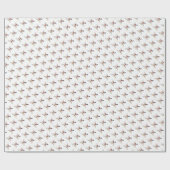 Schitterend neoplasticisme Kunstmonogram. Brief V Cadeaupapier (Vlak)