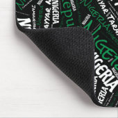 Schitterend Nigeriaans vlagkleurentriotticum Muismat (Hoek)