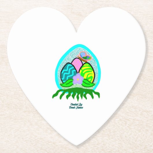 Schitterend Onderzetter paaspapier (Voorkant)