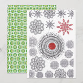 Schitterend ontwerp kaart (Voorkant / Achterkant)