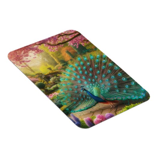 Schitterend ontwerp van Peacock Magneet (Rechterzijde)