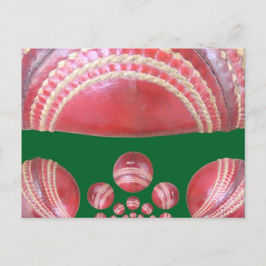 Schitterend ontwerp voor alles met een cricket Bal Briefkaart (Voorkant)