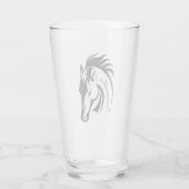 Schitterend ontwerp voor paarden Drink glas (Achterkant)