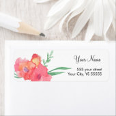 Schitterend ontwerp voor rode en gele ventilatorWa Etiket (Insitu)