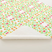 Schitterend ontworpen drijvende mandje sherpa deken (3/4)