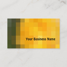 Schitterend Oranje en bruin Abstract Visitekaartje