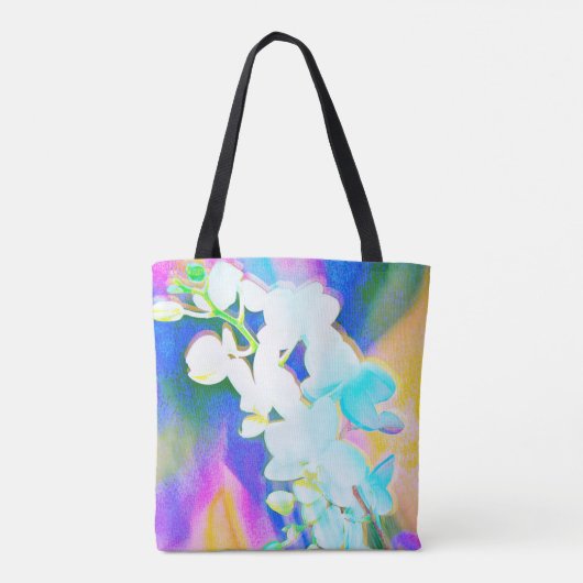 Schitterend orchidee tas in heldere kleuren (Achterkant)