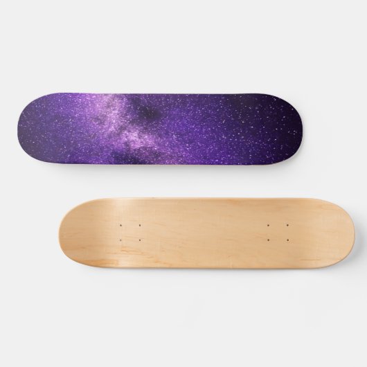 Schitterend Paars ruimtesatbord Persoonlijk Skateboard (Horizontaal)