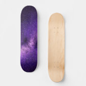 Schitterend Paars ruimtesatbord Persoonlijk Skateboard (Voorkant)