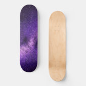 Schitterend Paars ruimtesatbord Persoonlijk Skateboard (Voorkant)