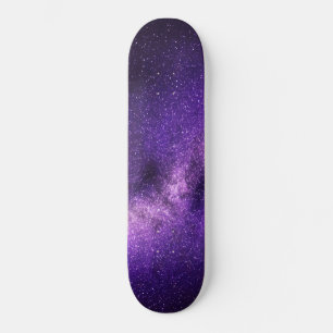 Schitterend Paarse ruimtesatbord Persoonlijk Skateboard