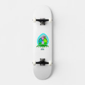 Schitterend paaskarton persoonlijk skateboard (Voorkant)