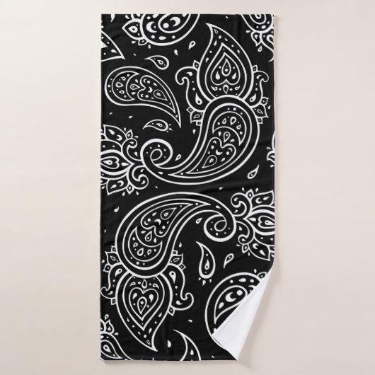 Schitterend paisley naadloos patroon badhanddoek (Badhanddoek)