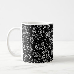 Schitterend paisley naadloos patroon koffiemok