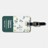 Schitterend patroon blokkeren bagagelabel (Voorkant horizontaal)