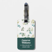 Schitterend patroon blokkeren bagagelabel (Achterkant verticaal)