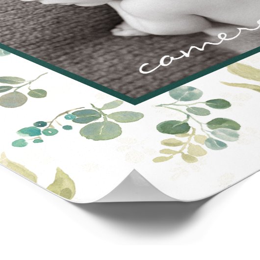 Schitterend patroon blokkeren poster (Hoek)