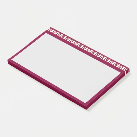 Schitterend patroon van geometrische ontwerpkoptek post-it® notes (Schuin)