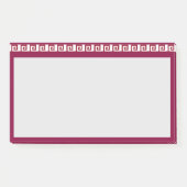 Schitterend patroon van geometrische ontwerpkoptek post-it® notes (Voorkant)