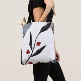 Schitterend Plant rode bessen laat winterontwerp v Tote Bag