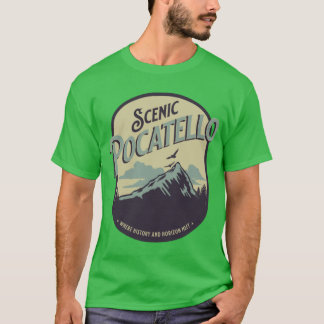 Schitterend Pocatello Waar Geschiedenis en Horizon T-shirt