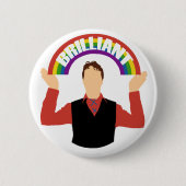 Schitterend! Ronde Button 5,7 Cm (Voorkant)