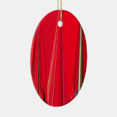 Schitterend rood design keramisch ornament (Rechts)