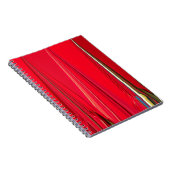 Schitterend rood design notitieboek (Rechterzijde)